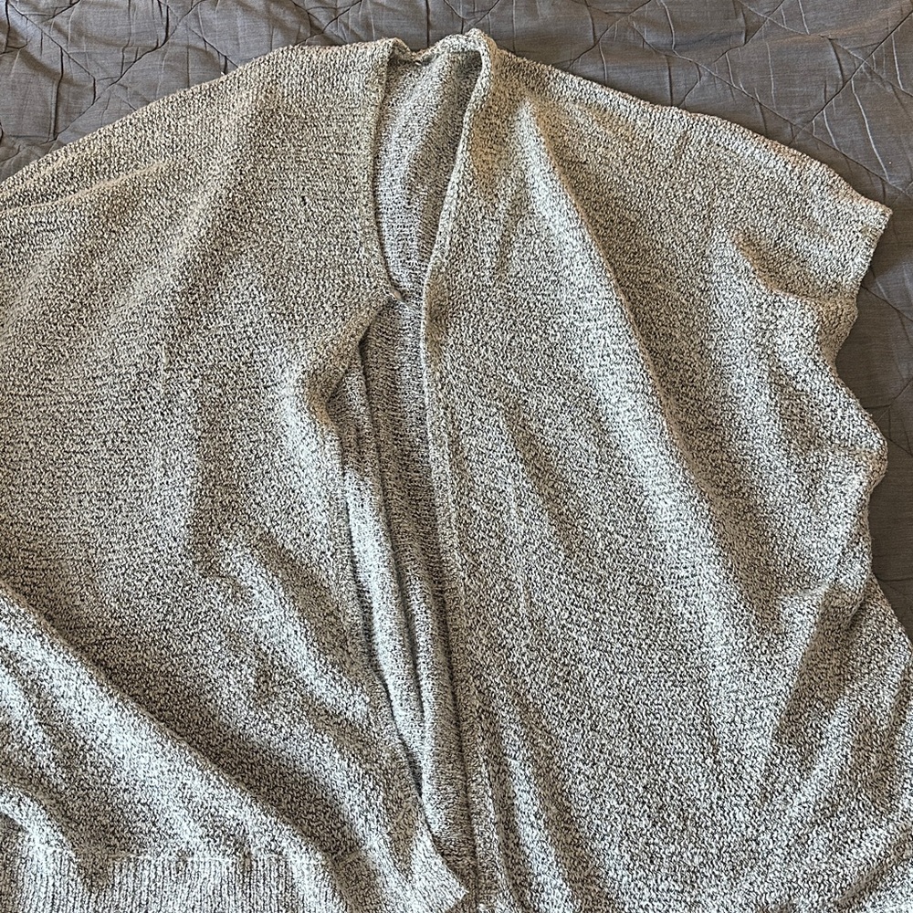 Light Gray Knit Wrap Scarf - Classic Cozy Layer